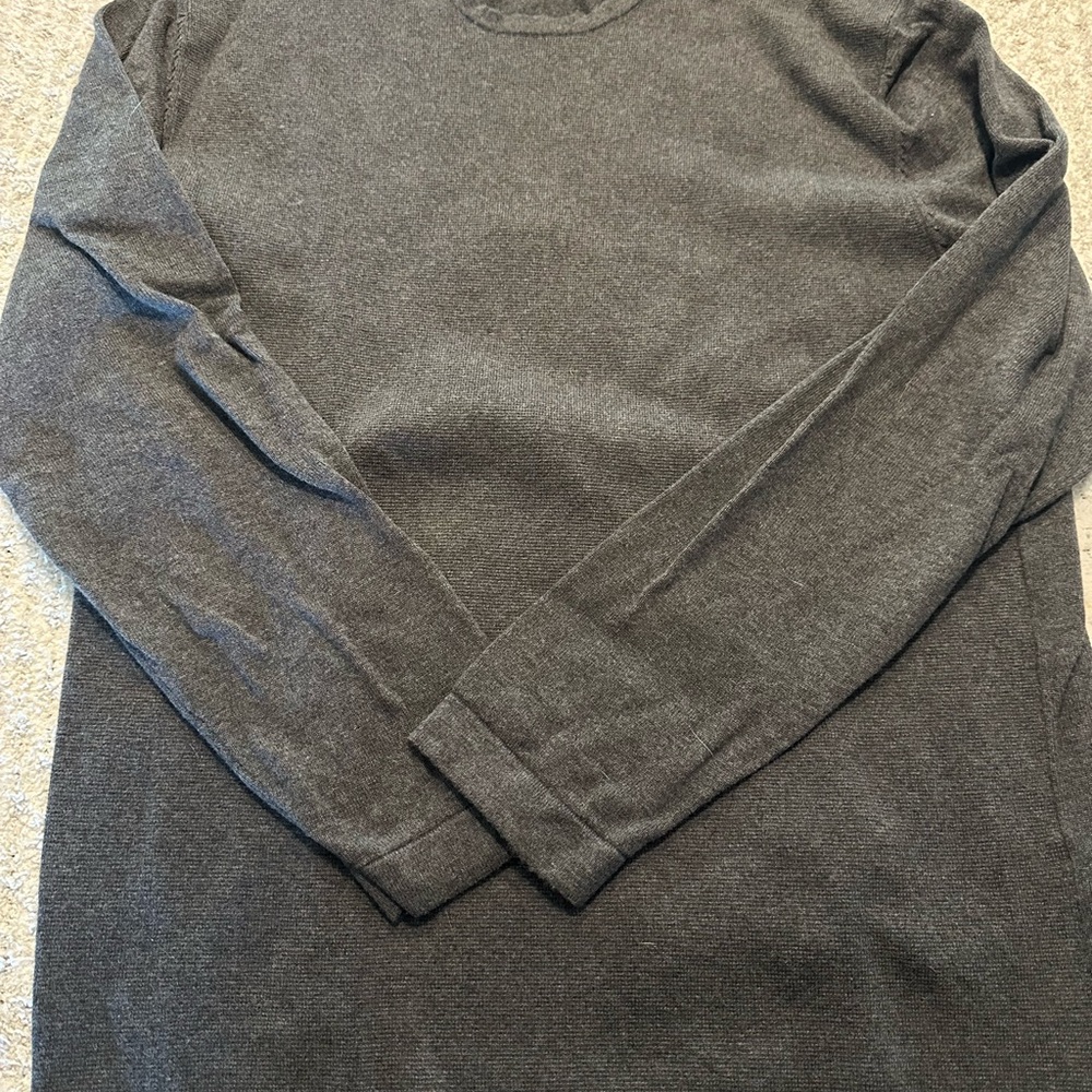 French Connection Charcoal Long Sleeve Tee